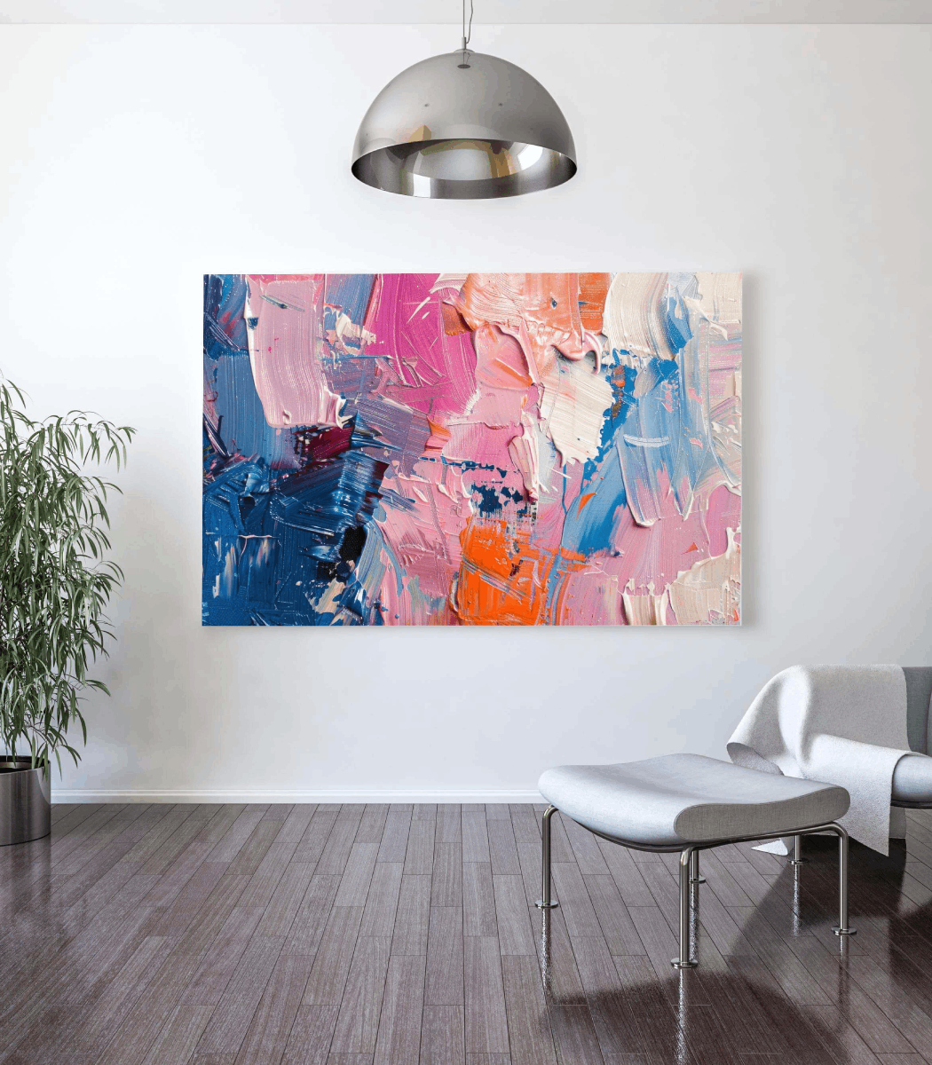 orizontal cu fundal abstract 1 Tablou Canvas Orizontal - imagine 1